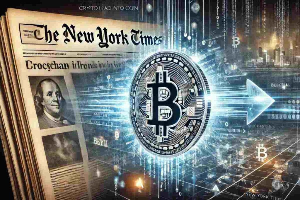 Crypto lead in to coin nyt