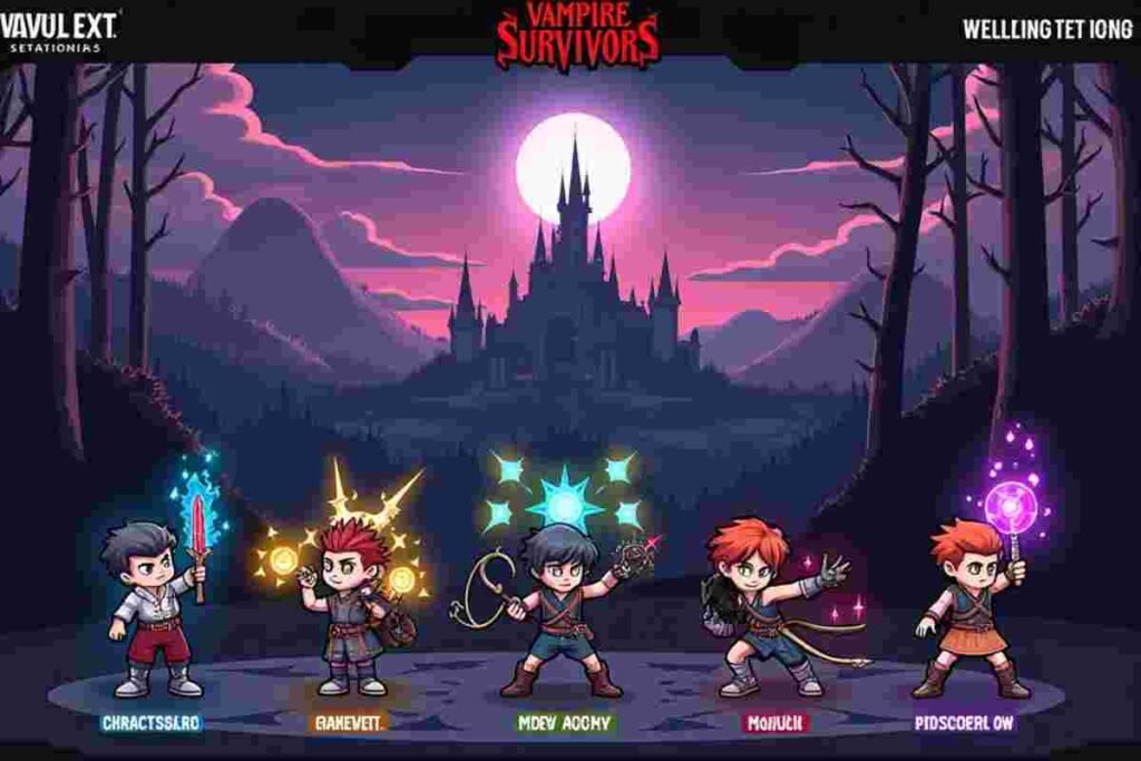 Vampire survivors ode to castlevania evolutions