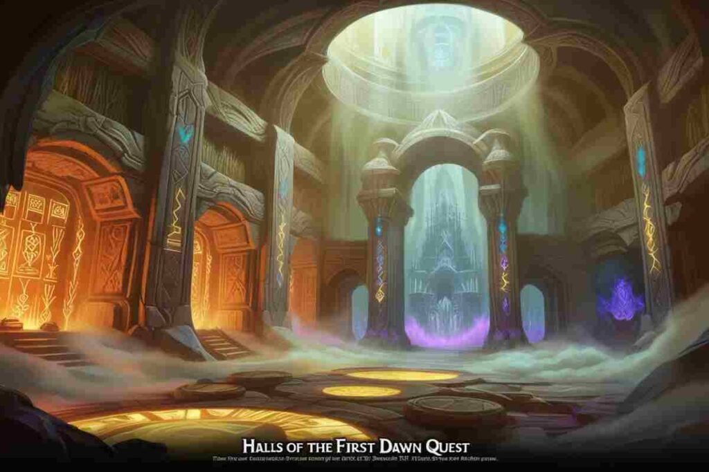 DD2 halls of the first dawn quest