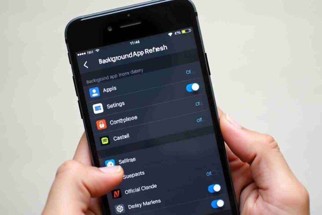 What does background app refresh mean